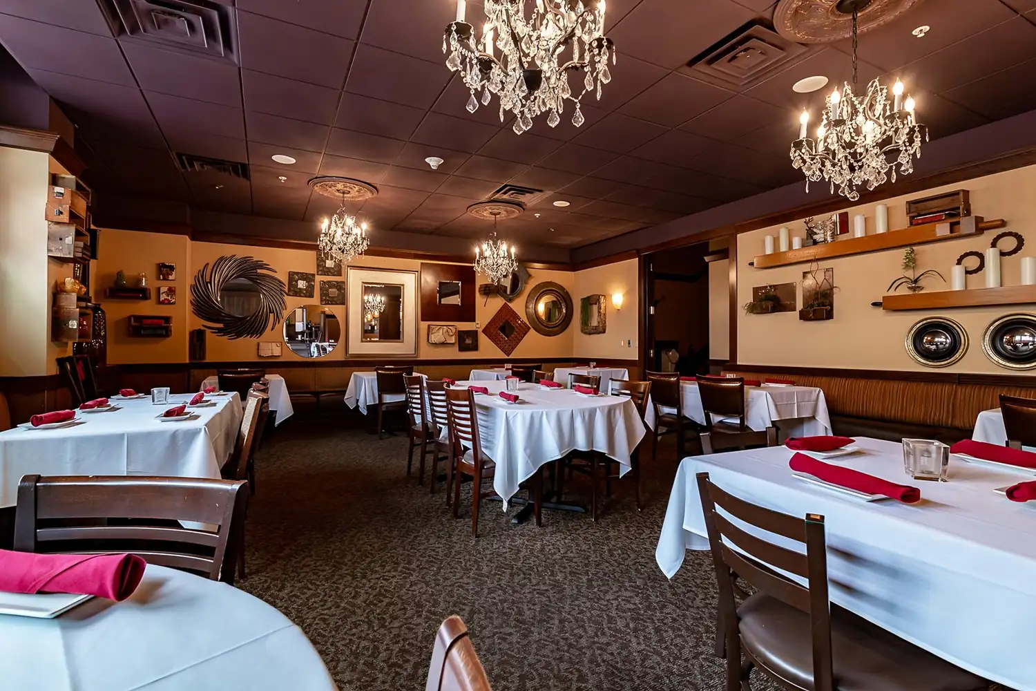 The dining room